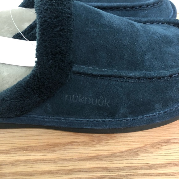 NukNuuk | Men's Leather Slippers | Blue | Various Sizes - Picture 4 of 4